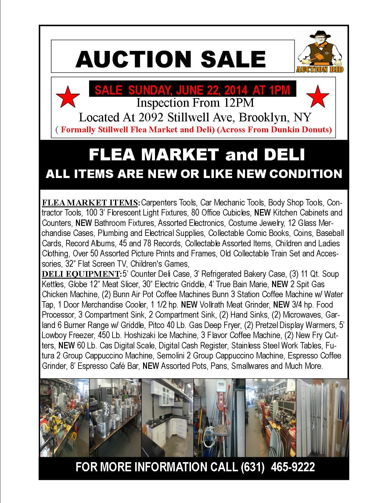 Flea Market & Deli Auction