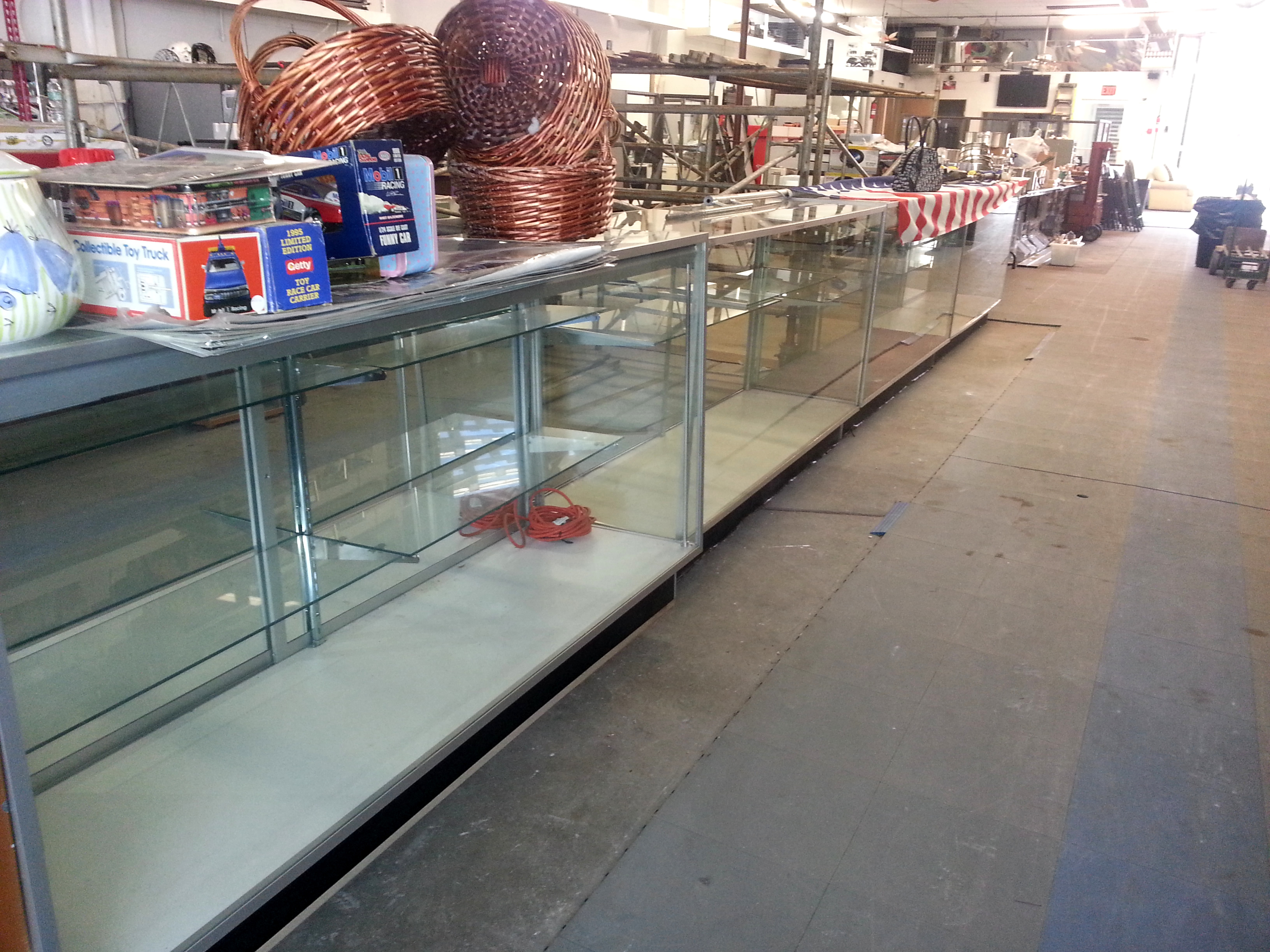 Showcases up for Auction - Brooklyn NY